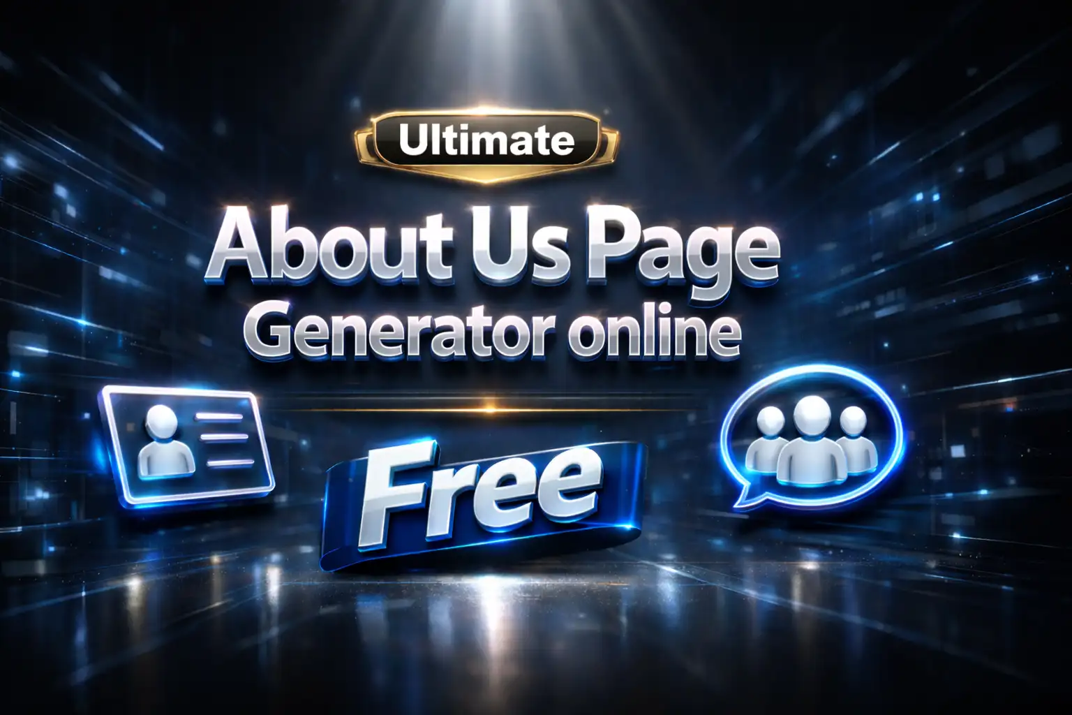 About Us Page Generator online